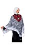 Shawl Palestinian Traditional Embroidered Flag Keffiyeh Patterned Large Women's Shawl 220X180 cm - 4