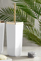 Toskana Toilet Brush - White & Gold - 2