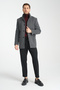 Thick Stand Collar Men's Cashmere Coat with Zipper, Regular Fit - 5