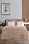 Set of 2 Soft Line Sport Striped Pillowcases in Beige - 3