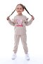 Sequin Embroidered Girls' Tracksuit Set