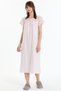 Women's 100% Cotton Nightgown / Eyelet Embroidery and Paneled Details / Powder Pink and Baby Blue Color Options. - 3