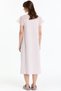 Women's 100% Cotton Nightgown / Eyelet Embroidery and Paneled Details / Powder Pink and Baby Blue Color Options. - 7