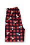Women's Red Plaid Suede Quality Soft Winter Pajama Bottoms - 5