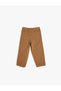 Jeans with Elastic Waist and Cotton Pocket Detail - 2