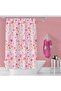 Bathroom Curtain 1X100X200 Single Wing Shower Curtain with Ring Gift 6811
