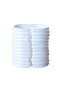 ستارة حمام 1×120×200 سم بجناح واحد مع حلقة هدية 5706 - 4