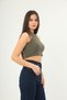 Women's Strappy Crop Top Blouse - 6