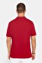 Men's Regular Fit Classic Cut 100% Cotton Plain Pique Red Polo Neck T-Shirt - 5