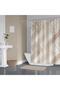 Bathroom Curtain 2X120X200 Double Wing Shower Curtain with Ring Gift 4250
