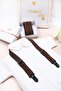 Dark Brown Adjustable Children's Pants Hanger-Boxed-Read the Description