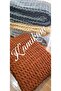 100X150 Plush Velvet Tv Blanket - Soft Alize Hand Knitted, Sofa Shawl Gift