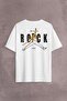 Freddie Mercury We Will Rock You Queen We Are The Champions Back Front Printed Oversize T-Shirt Unisex T