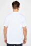 Men's Classic Fit Comfortable Cut 100% Cotton Plain Pique White Polo Collar T-Shirt - 5