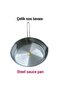 430 Quality Steel Sauce Pan - 20 cm Size, Biggest Size - 3