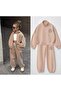 Kids La'Ciel Paris Unisex Zip-Up Thin Raised Bottom Top Set