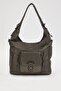 Gray Side Studded Shoulder Bag - 2