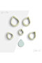 5 Size Drop Shaped Polymer Cutting Mold - Earring Cutter, No:975