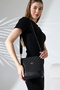 Black Bucket Model Printed-Textured Women's Bag Single-Compartment Crossbody Shoulder and Hand Bag Stylish Modern - 2