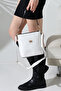 White Bucket Model Printed-Textured Women's Bag Single Compartment Cross Strap Shoulder and Hand Bag Stylish Modern - 7