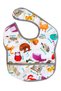 Bottom Opening Gift, 6-24 Months, Zoo Velcro, with Pockets, Liquid Leak Proof, Baby Food Bib, Bib - 4