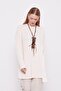 Wicked Cashmere Tunic with Cream Ethnic Necklace - 4