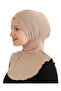 Women's Neck Collar Hijab Hijab Practical Sports Bonnet - Dark Mink - 2