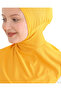 Women's Neck Collar Hijab Hijab Practical Sports Bonnet - Yellow - 4