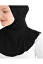 Women's Neck Collar Hijab Hijab Practical Sports Bonnet - Black - 4