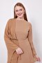 Mustard Stone Embroidered Chiffon Double Set - 2