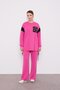 Fuchsia Pearl Detailed Sports Suit - 2