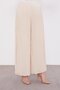 Beige Pleated Chiffon Double Set - 6