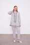 Gray Embroidery Detailed Set - 5