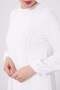 طقم تونيك مطرز بالخرز من إكرو - 5