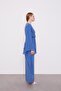 Indigo Stone Embroidered Chiffon Double Set - 3