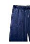 Women's Navy Blue Velvet Elastic Leg High Quality Pocket Jogger Pajama Bottoms - 2