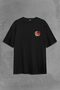 Yellow Red Cat Glasses Oversize T-Shirt - Unisex - 2