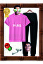 Full pants unisex paris eiffel tower new Printed fullpants set - 2