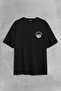 The Mandalorian Baby Yoda Pocket Design Star Wars Back Front Printed Oversize T-Shirt Unisex T-Shirt - 2