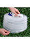 Folding Water Canister 5 Liter Foldable Water Canister with Tap (Takes up No Space)