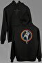 Muay Thai Thai Boxing Pattern - Front and Back Printed Unisex Hooded Hoodie - 3