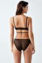 6114 Black Color Padded Bra Panties Set of 2 - 2