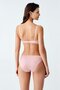 6120 Powder Color Padded Bra Set Rope Detailed 2-Piece Set - 2