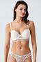 6119 Ecru Non-Padded Bra and Panties Set of 2 - 3