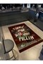 Ebru Collection Floral and Text Detailed Woven Base Modern Decorative Carpet Ebru52 - 2
