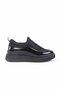 Blenda Black Walking Shoes with colorful stone details - 5