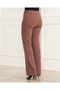High Waist Striped Lycra Recovery Spanish Trousers - 5