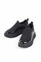 Blenda Black Walking Shoes with colorful stone details - 7