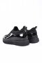 Blenda Black Walking Shoes with colorful stone details - 8