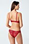 6032 Claret Red Padded Bra Panties Set of 2 - 2